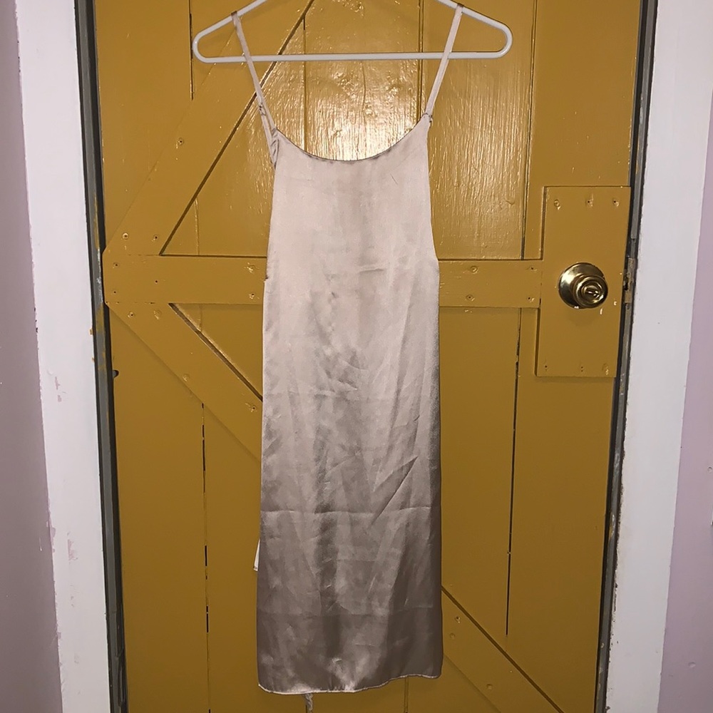 Free people ivory tie slip NWT